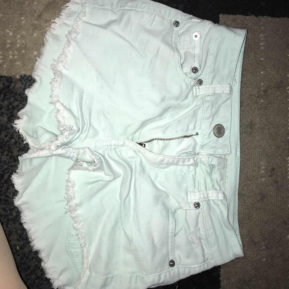 Teal shorts